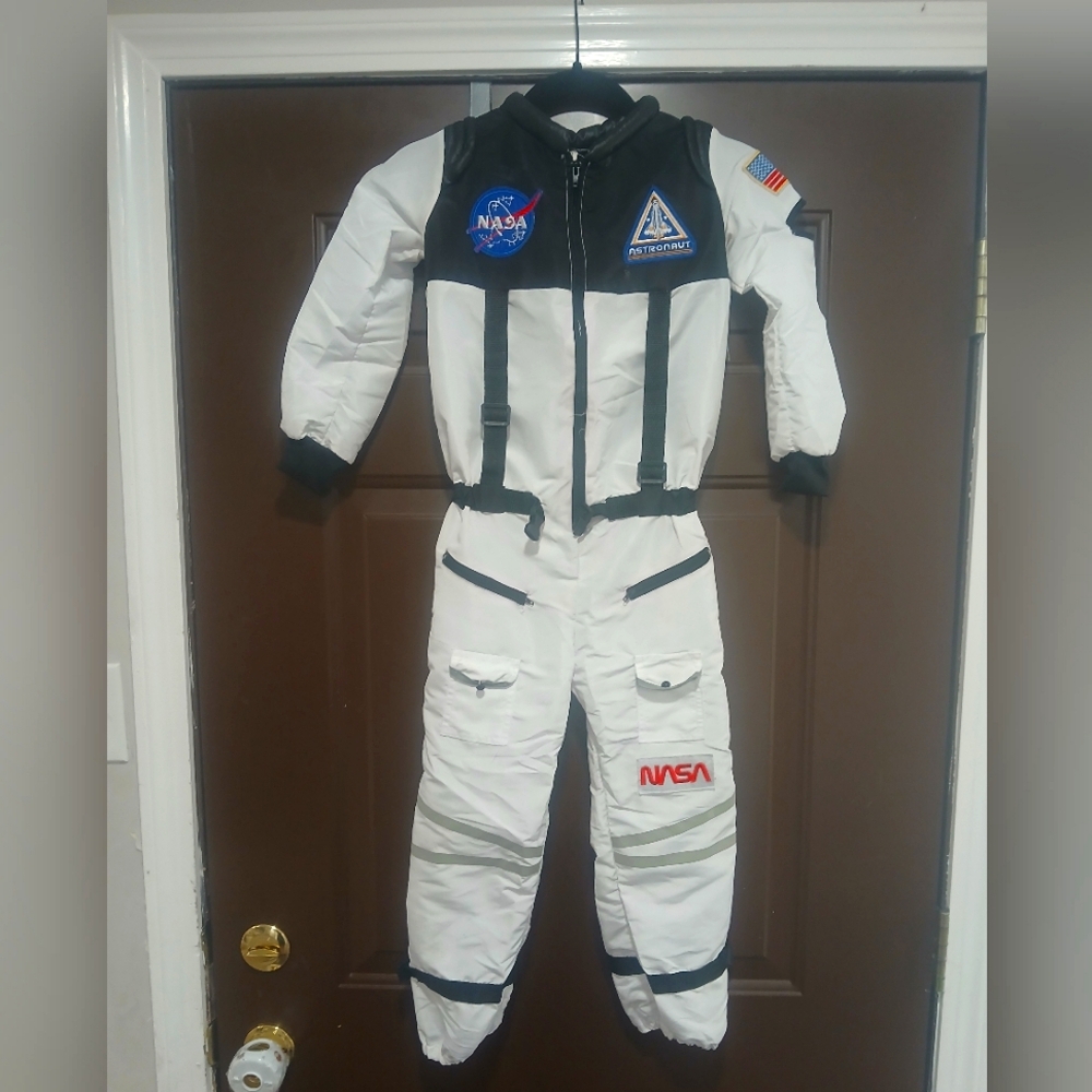 Kids Astronaut Costume - White and Black